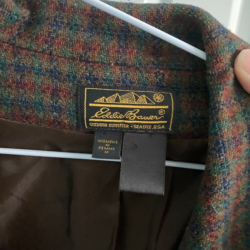 Vintage Eddie Bauer Wool Light Coat Women's M